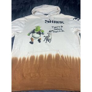 Dreamworks Shrek Brown and White Crewneck Sweater